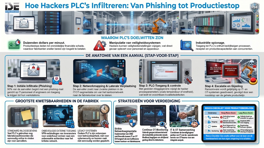 Hoe hackers PLC-systemen infiltreren