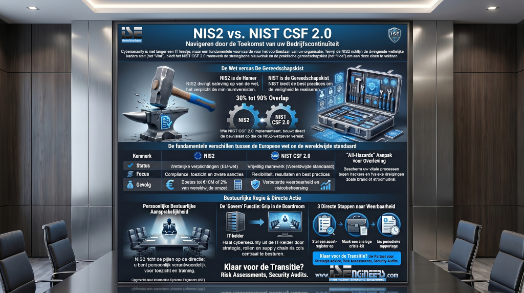NIS2 versus NIST CSF 2.0